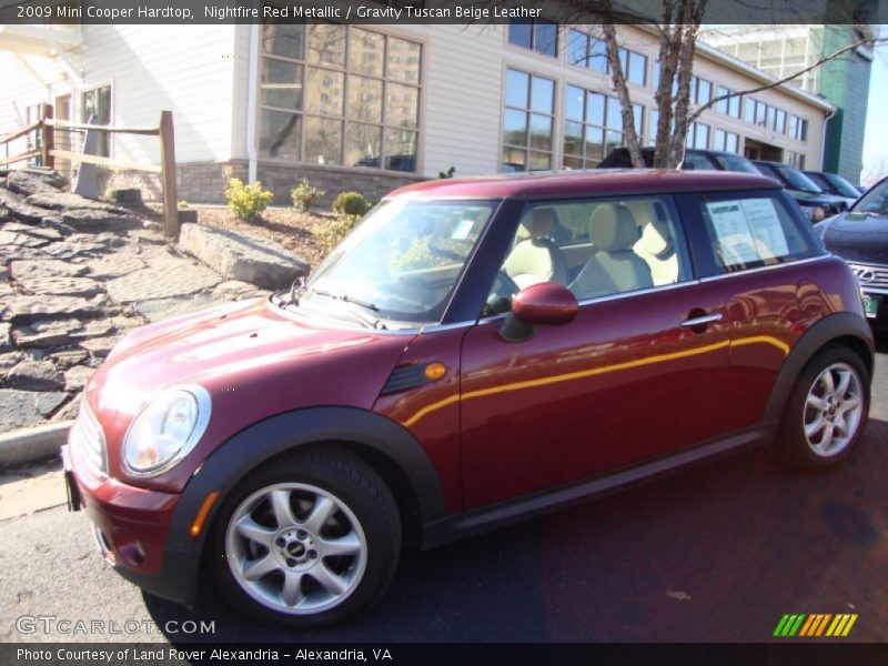 Nightfire Red Metallic / Gravity Tuscan Beige Leather 2009 Mini Cooper Hardtop