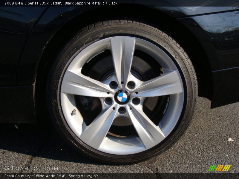 Black Sapphire Metallic / Black 2009 BMW 3 Series 335xi Sedan