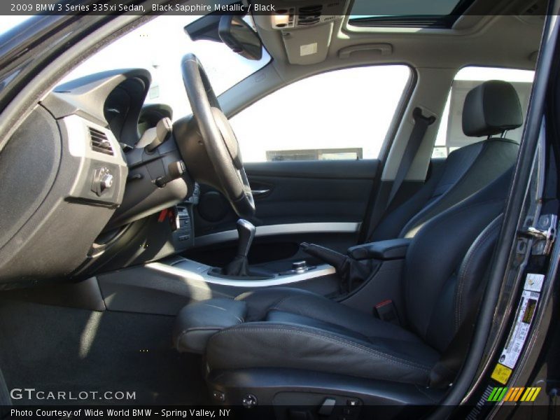 Black Sapphire Metallic / Black 2009 BMW 3 Series 335xi Sedan