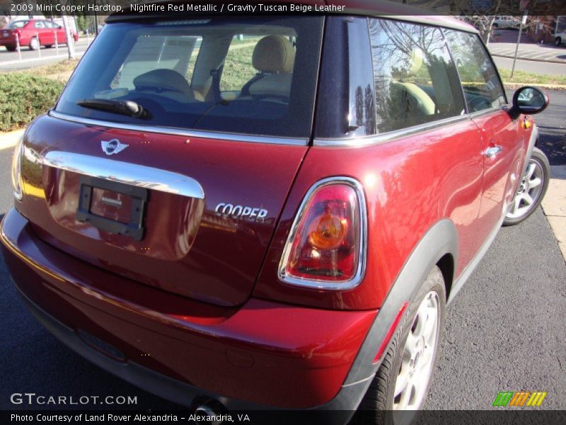 Nightfire Red Metallic / Gravity Tuscan Beige Leather 2009 Mini Cooper Hardtop