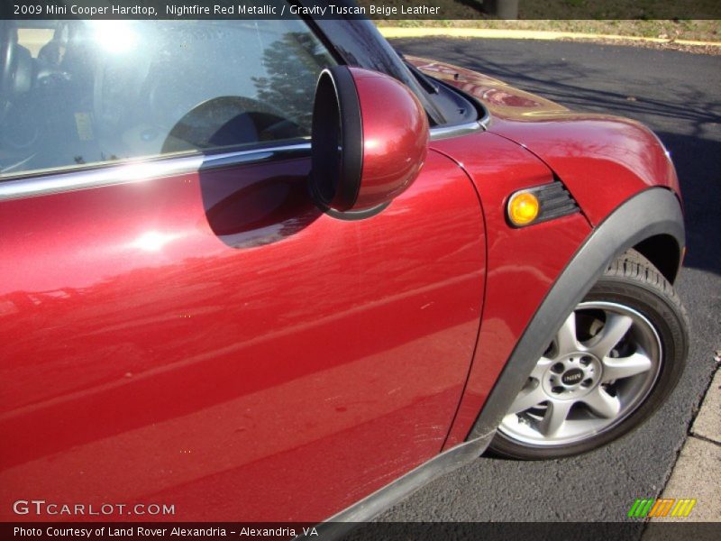 Nightfire Red Metallic / Gravity Tuscan Beige Leather 2009 Mini Cooper Hardtop