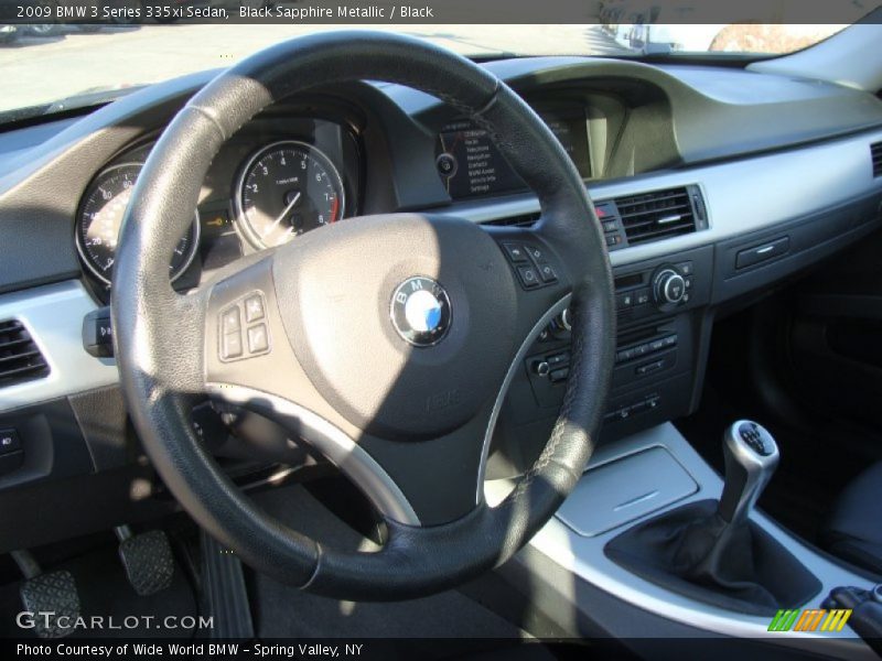 Black Sapphire Metallic / Black 2009 BMW 3 Series 335xi Sedan