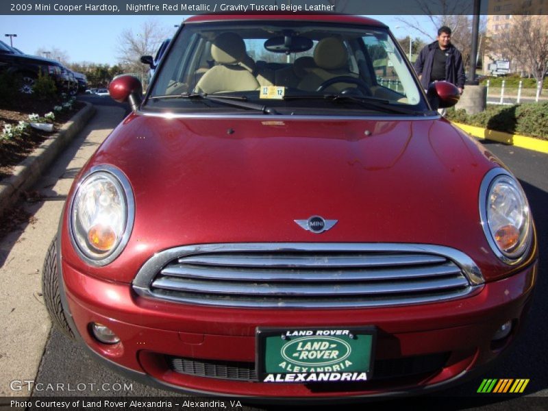 Nightfire Red Metallic / Gravity Tuscan Beige Leather 2009 Mini Cooper Hardtop
