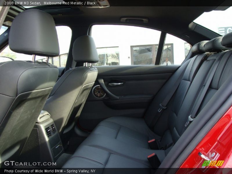 Melbourne Red Metallic / Black 2008 BMW M3 Sedan