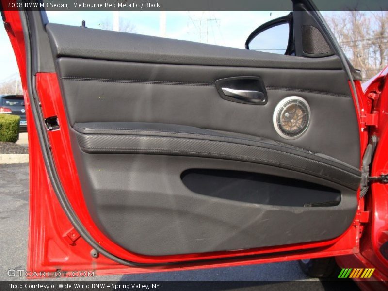 Melbourne Red Metallic / Black 2008 BMW M3 Sedan