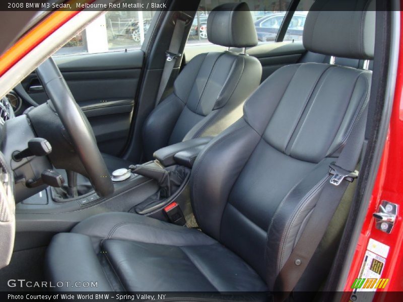 Melbourne Red Metallic / Black 2008 BMW M3 Sedan