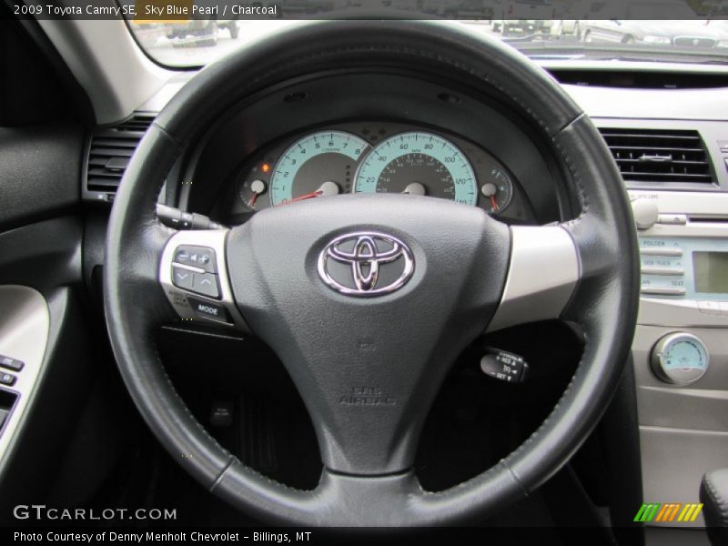 Sky Blue Pearl / Charcoal 2009 Toyota Camry SE
