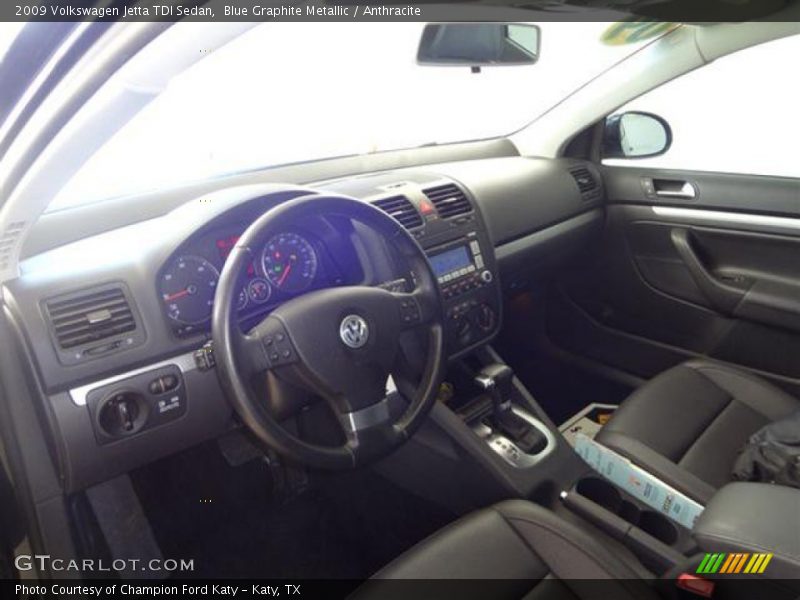 Blue Graphite Metallic / Anthracite 2009 Volkswagen Jetta TDI Sedan