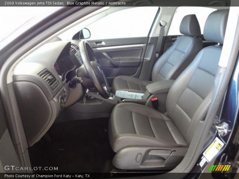 Blue Graphite Metallic / Anthracite 2009 Volkswagen Jetta TDI Sedan