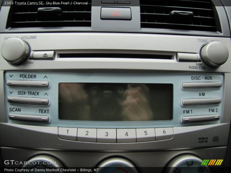 Sky Blue Pearl / Charcoal 2009 Toyota Camry SE