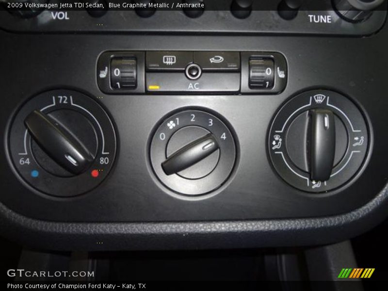 Blue Graphite Metallic / Anthracite 2009 Volkswagen Jetta TDI Sedan