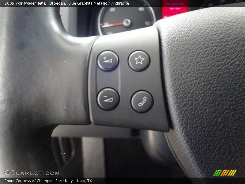 Blue Graphite Metallic / Anthracite 2009 Volkswagen Jetta TDI Sedan