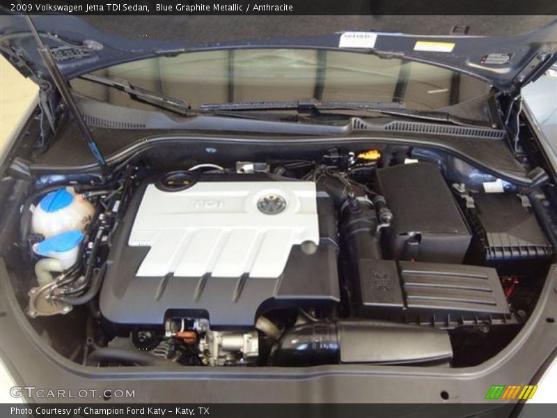 Blue Graphite Metallic / Anthracite 2009 Volkswagen Jetta TDI Sedan