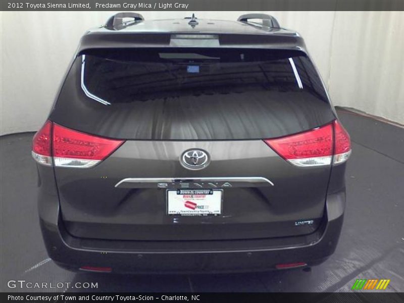 Predawn Gray Mica / Light Gray 2012 Toyota Sienna Limited