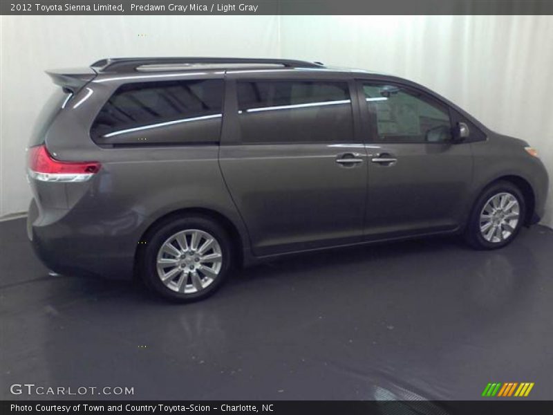Predawn Gray Mica / Light Gray 2012 Toyota Sienna Limited