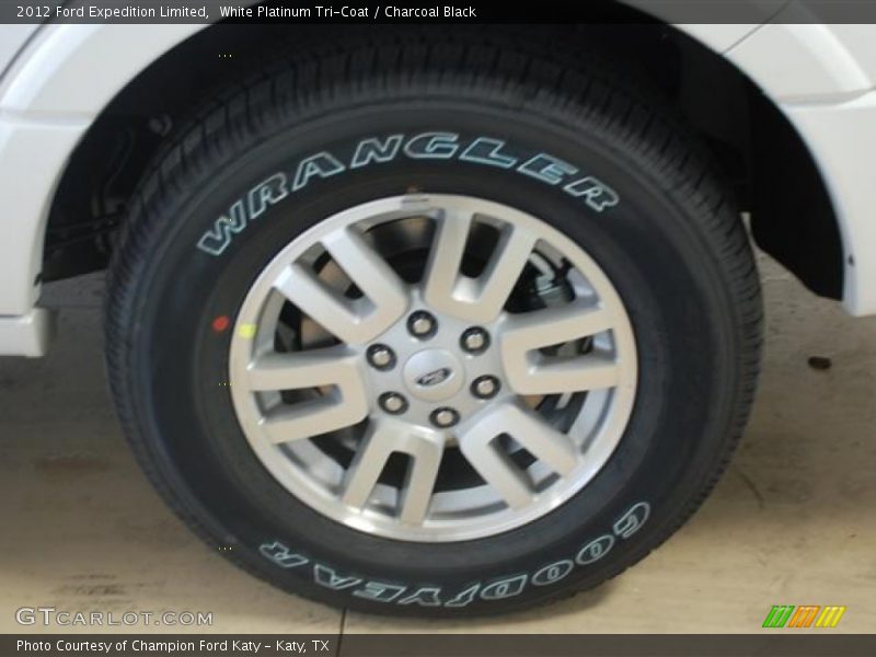 White Platinum Tri-Coat / Charcoal Black 2012 Ford Expedition Limited