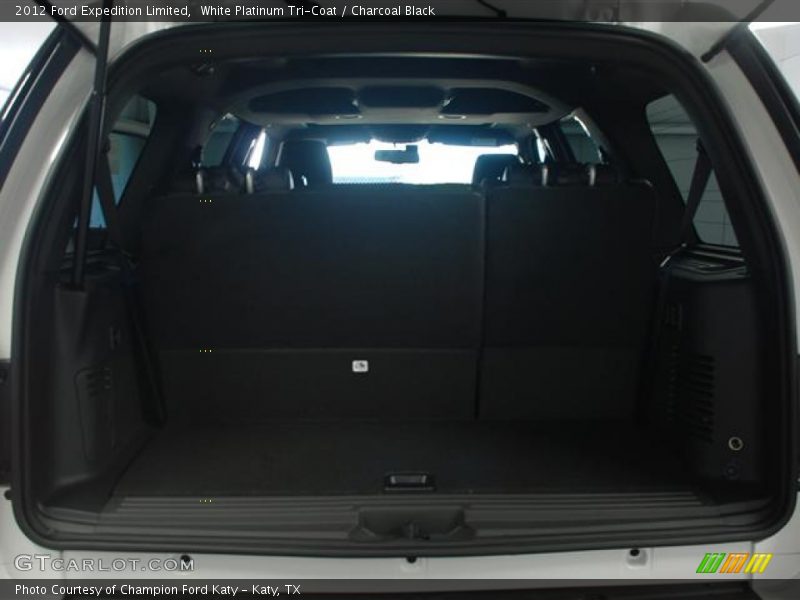 White Platinum Tri-Coat / Charcoal Black 2012 Ford Expedition Limited