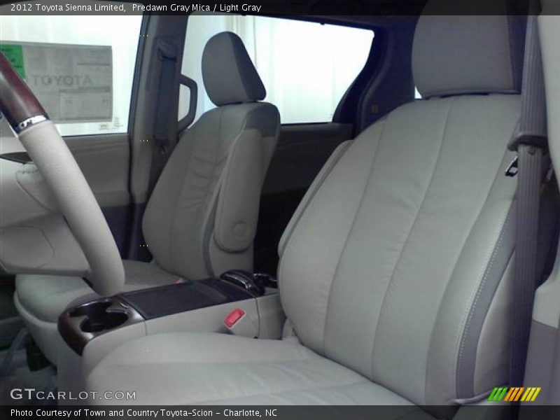 Predawn Gray Mica / Light Gray 2012 Toyota Sienna Limited