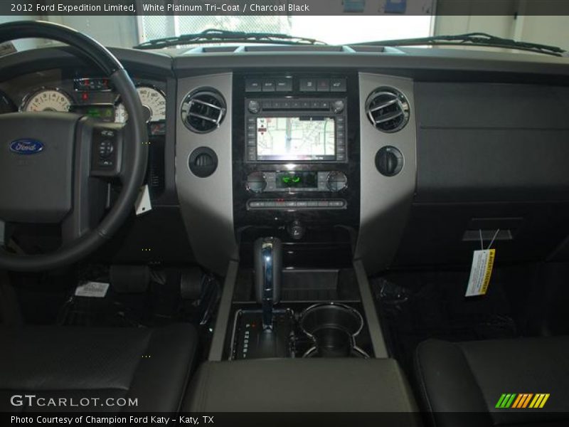 White Platinum Tri-Coat / Charcoal Black 2012 Ford Expedition Limited