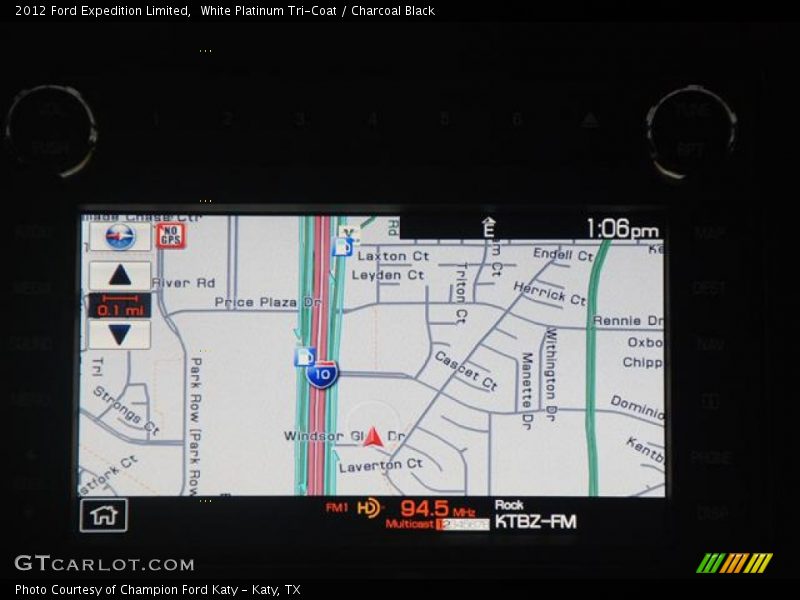 White Platinum Tri-Coat / Charcoal Black 2012 Ford Expedition Limited