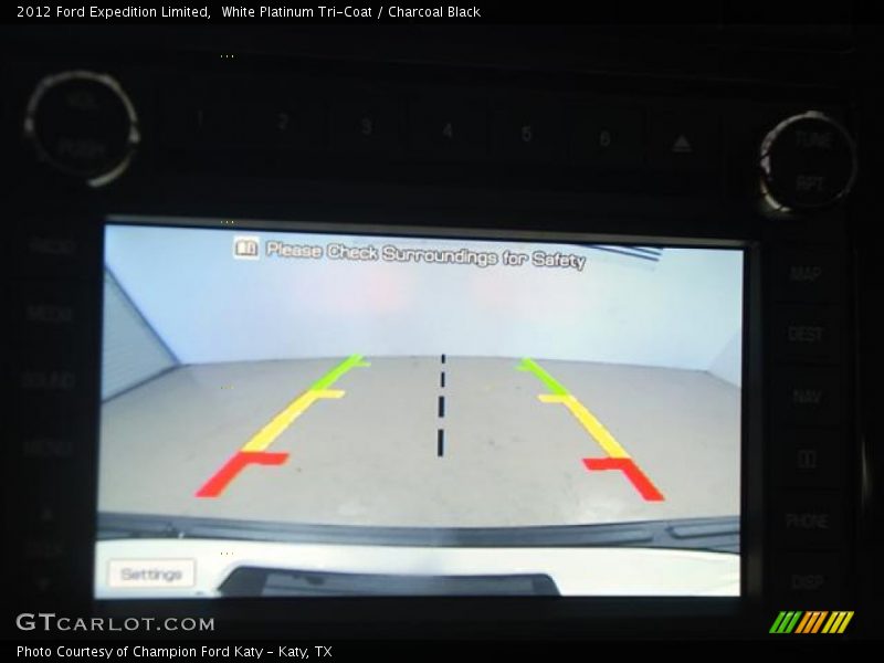 White Platinum Tri-Coat / Charcoal Black 2012 Ford Expedition Limited