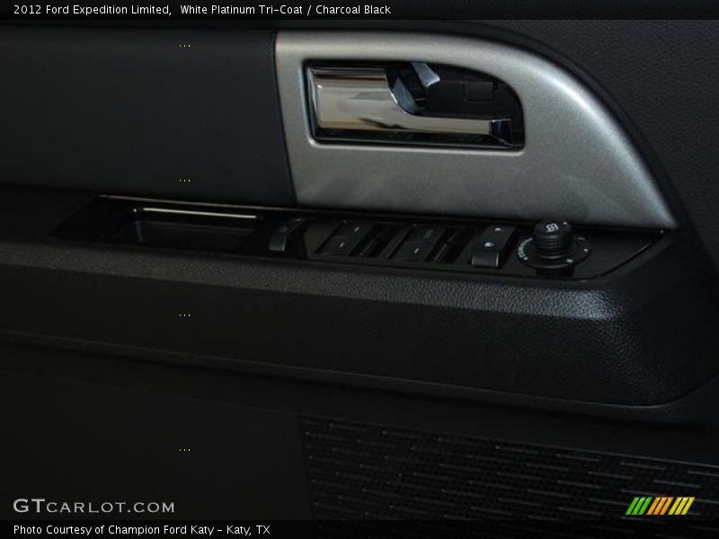 White Platinum Tri-Coat / Charcoal Black 2012 Ford Expedition Limited