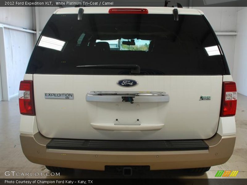 White Platinum Tri-Coat / Camel 2012 Ford Expedition XLT