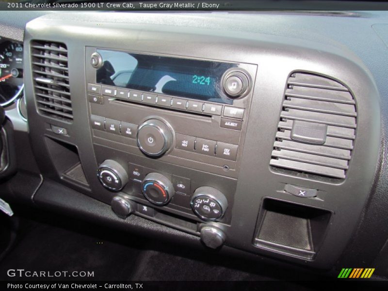 Taupe Gray Metallic / Ebony 2011 Chevrolet Silverado 1500 LT Crew Cab