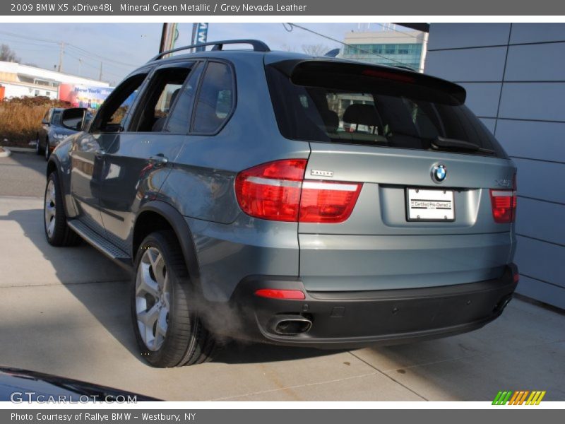 Mineral Green Metallic / Grey Nevada Leather 2009 BMW X5 xDrive48i