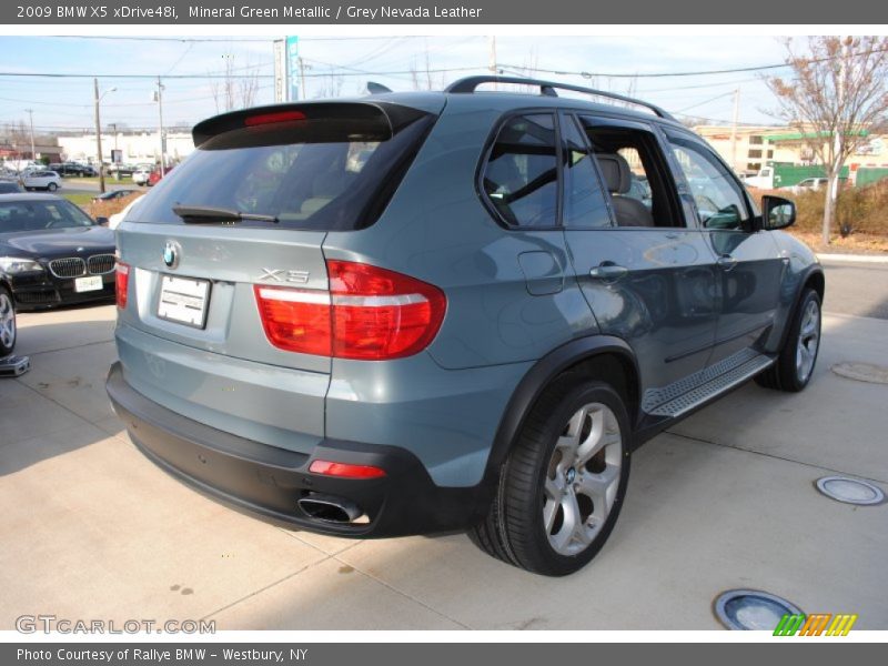 Mineral Green Metallic / Grey Nevada Leather 2009 BMW X5 xDrive48i
