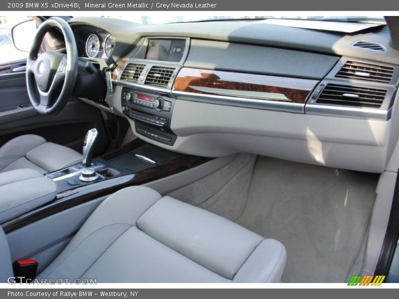 Mineral Green Metallic / Grey Nevada Leather 2009 BMW X5 xDrive48i