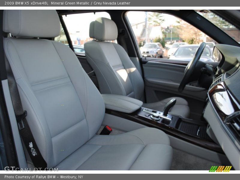 Mineral Green Metallic / Grey Nevada Leather 2009 BMW X5 xDrive48i