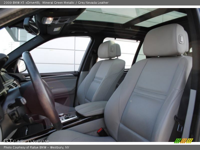 Mineral Green Metallic / Grey Nevada Leather 2009 BMW X5 xDrive48i