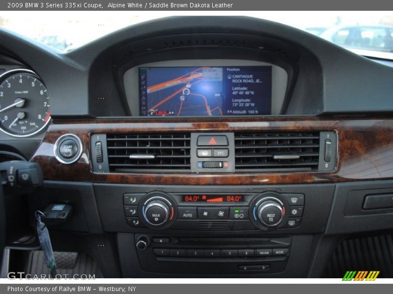 Alpine White / Saddle Brown Dakota Leather 2009 BMW 3 Series 335xi Coupe