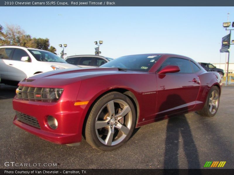 Red Jewel Tintcoat / Black 2010 Chevrolet Camaro SS/RS Coupe