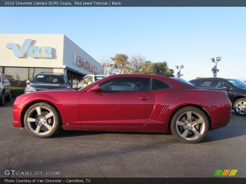 Red Jewel Tintcoat / Black 2010 Chevrolet Camaro SS/RS Coupe