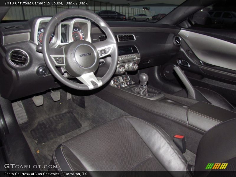 Black Interior - 2010 Camaro SS Coupe 