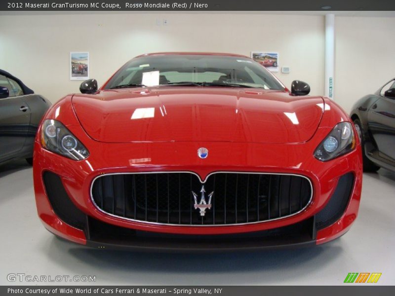 Rosso Mondiale (Red) / Nero 2012 Maserati GranTurismo MC Coupe