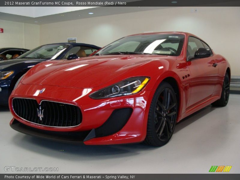 Rosso Mondiale (Red) / Nero 2012 Maserati GranTurismo MC Coupe