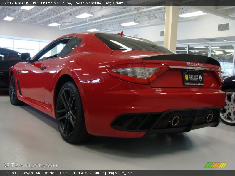 Rosso Mondiale (Red) / Nero 2012 Maserati GranTurismo MC Coupe