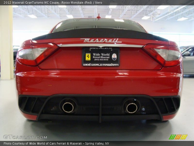 Rosso Mondiale (Red) / Nero 2012 Maserati GranTurismo MC Coupe