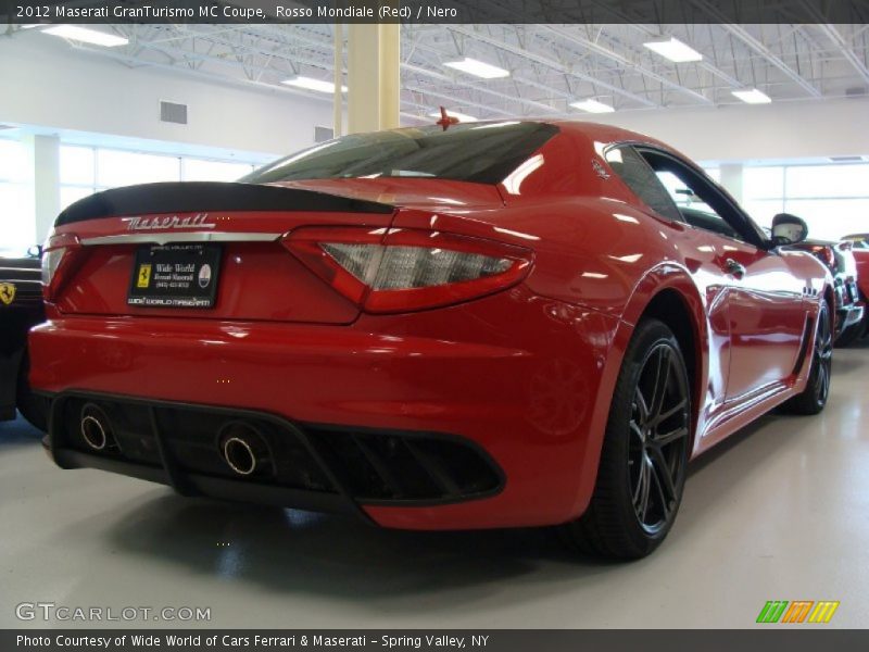 Rosso Mondiale (Red) / Nero 2012 Maserati GranTurismo MC Coupe