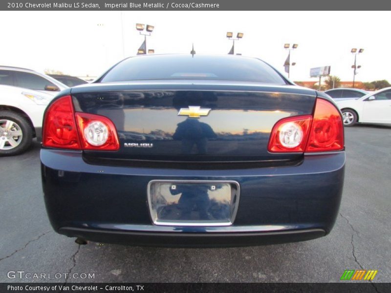 Imperial Blue Metallic / Cocoa/Cashmere 2010 Chevrolet Malibu LS Sedan