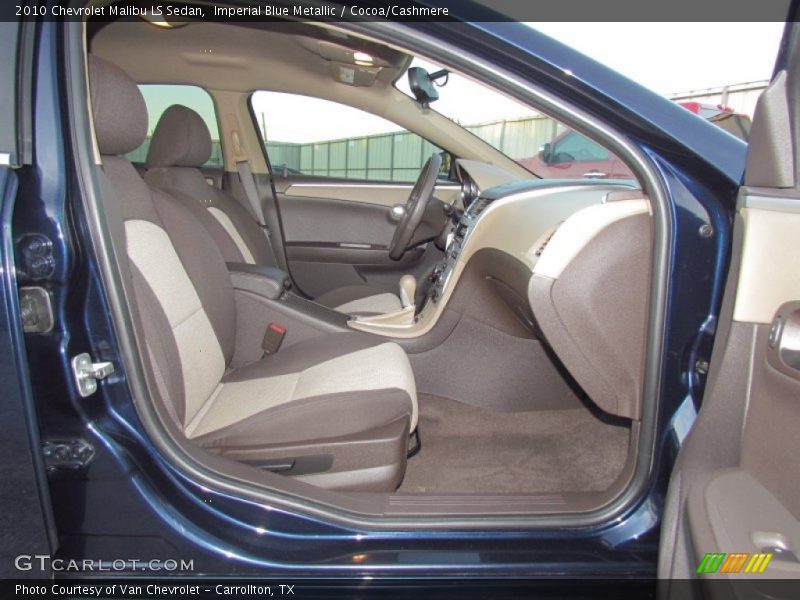 Imperial Blue Metallic / Cocoa/Cashmere 2010 Chevrolet Malibu LS Sedan