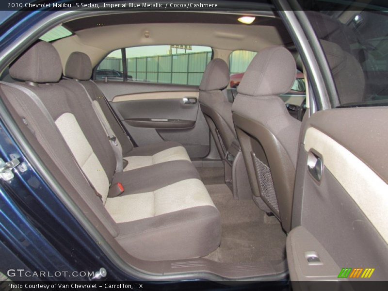 Imperial Blue Metallic / Cocoa/Cashmere 2010 Chevrolet Malibu LS Sedan