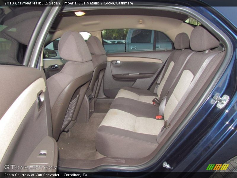 Imperial Blue Metallic / Cocoa/Cashmere 2010 Chevrolet Malibu LS Sedan