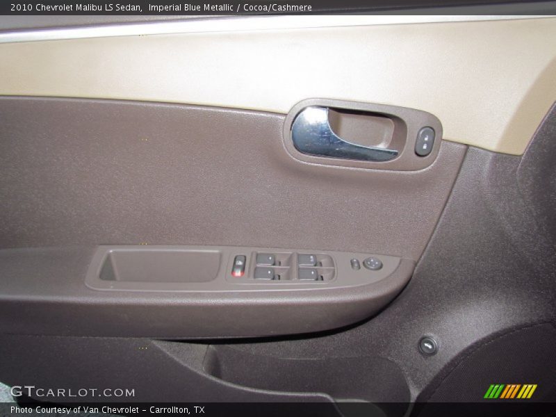 Imperial Blue Metallic / Cocoa/Cashmere 2010 Chevrolet Malibu LS Sedan