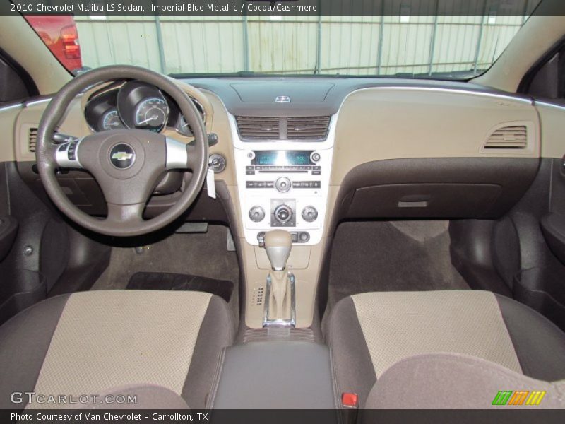 Imperial Blue Metallic / Cocoa/Cashmere 2010 Chevrolet Malibu LS Sedan
