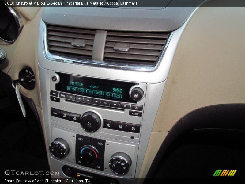 Imperial Blue Metallic / Cocoa/Cashmere 2010 Chevrolet Malibu LS Sedan