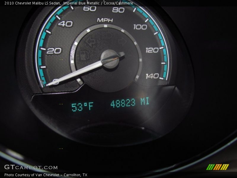 Imperial Blue Metallic / Cocoa/Cashmere 2010 Chevrolet Malibu LS Sedan